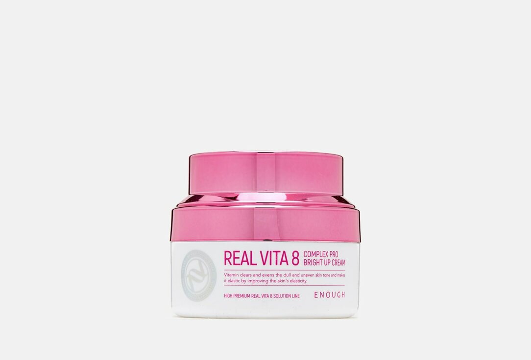 Питательный крем для лица с 8 витаминами Enough Real Vita 8 Complex Pro Bright up Cream / объём 50 мл