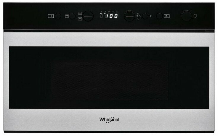 Микроволновая печь встраиваемая Whirlpool W7 MD440, серебристый