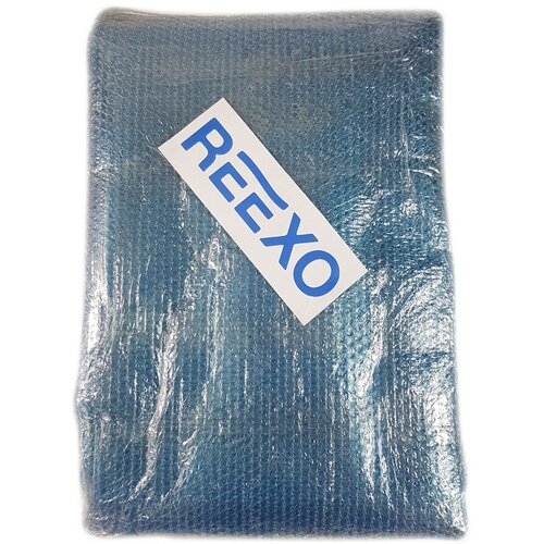 Пузырьковое покрывало Reexo Black Cut, чёрно-синее, 400 мкр, для бассейна размера 10*4 м, цена - за 1 шт пузырьковое покрывало reexo blue cut синее 400 мкр для бассейна размера 3 8 м цена за 1 шт