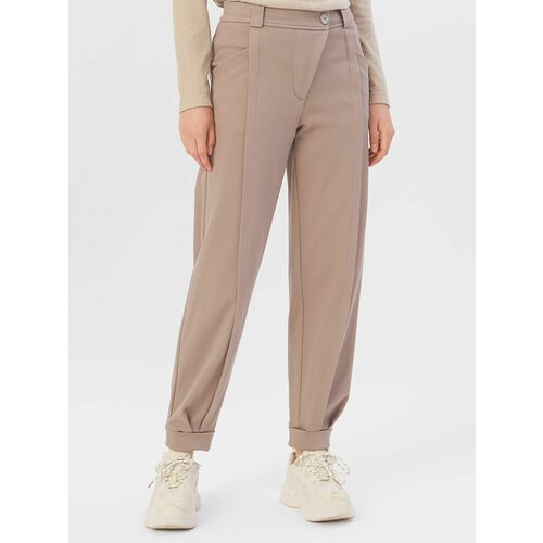 фото Брюки бананы lo, размер 48, бежевый