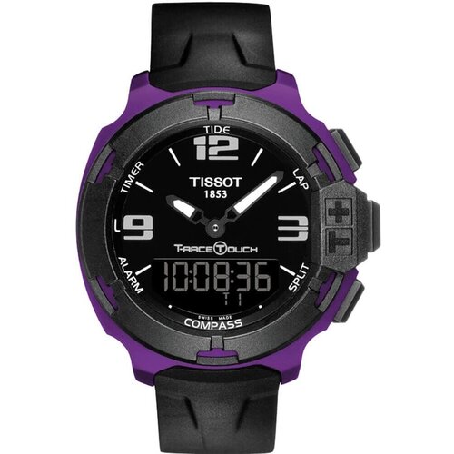 Наручные часы TISSOT T0814209705705, черный, фиолетовый