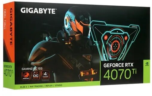 Видеокарта Gigabyte GeForce RTX 4070TI 12288Mb 384 GDDR6X Ret (GV-N407TGAMING OC-12GD) - фото №14