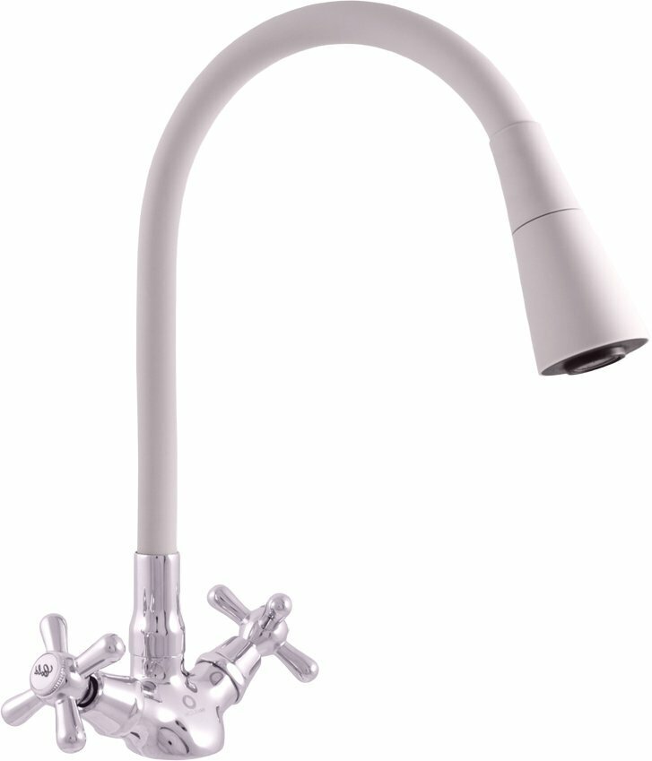 Смеситель для кухни Rav Slezak Morava retro MK120.5/13S серый, хром