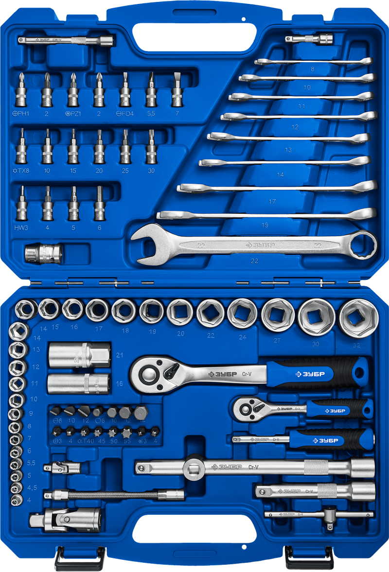 Набор инструмента универсальный, 82 предмета Зубр 27635-H82_z01