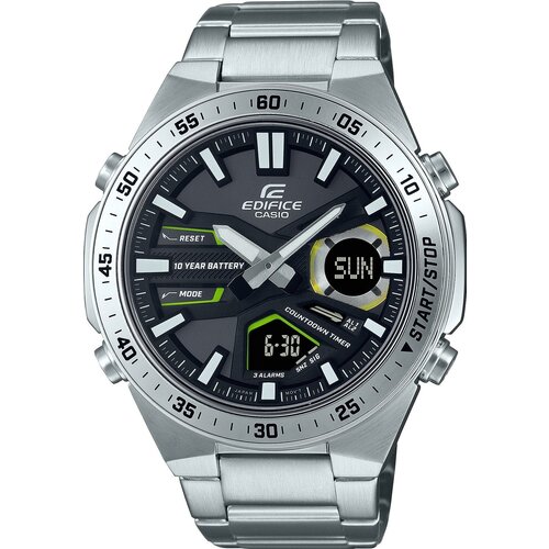 наручные часы casio черный Наручные часы CASIO Edifice 76927, белый, серебряный