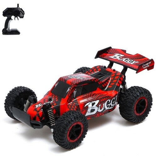 Машина радиоуправляемая Багги с аккумулятором масштаб 116 цвета красный 3902₽