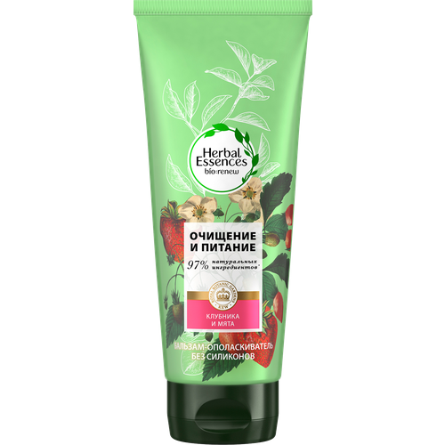 Бальзам для волос Herbal Essences клубника-мята