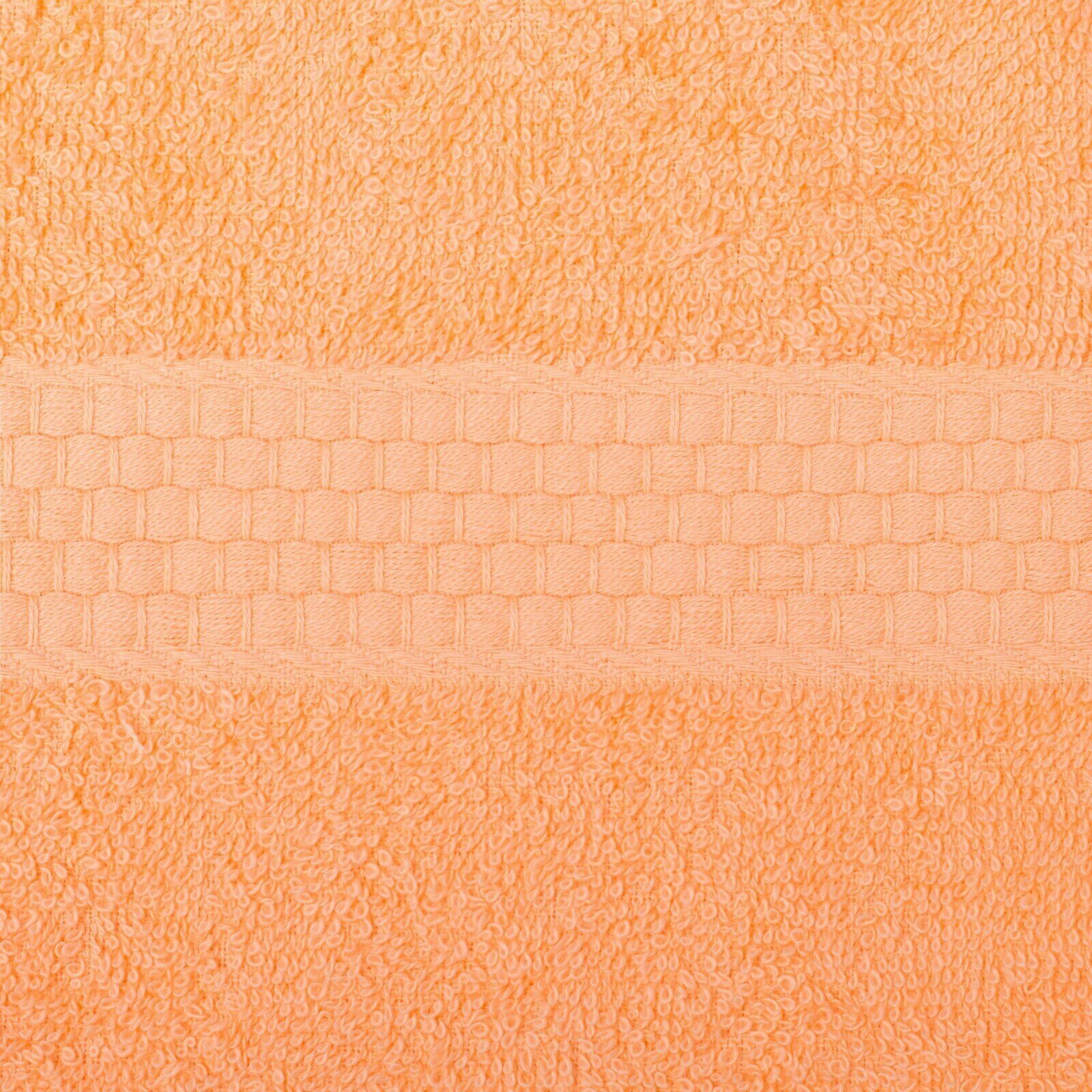 Алтын Асыр Полотенце махровое гладкокрашеное «Эконом» 50х90 см, цвет персиковый