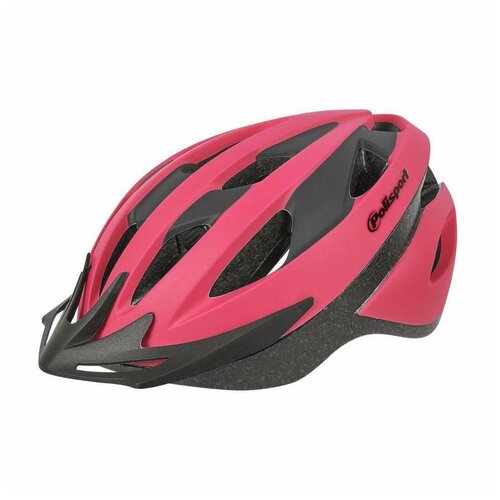 Шлем велосипедный Polisport Sport Ride, размер L-58/62 см., цвет fushia /black matte