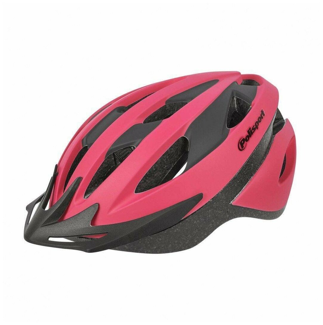 Шлем велосипедный Polisport Sport Ride размер L-58/62 см цвет fushia /black matte