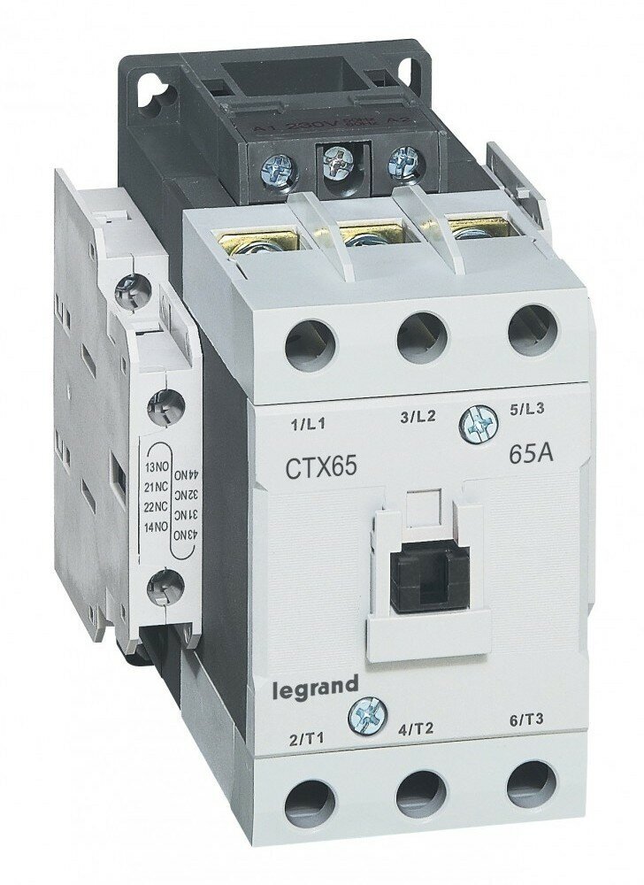 Legrand CTX3 Контактор 3P 65A 2но2нз 230V 416166