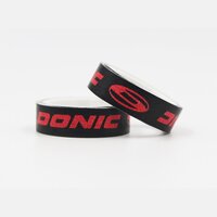 Торцевая лента для настольного тенниса Donic 1m/10mm, Black/Red