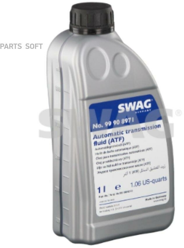 SWAG 99908971 Масло ATF 1л Automatic Transmission Fluid Красное