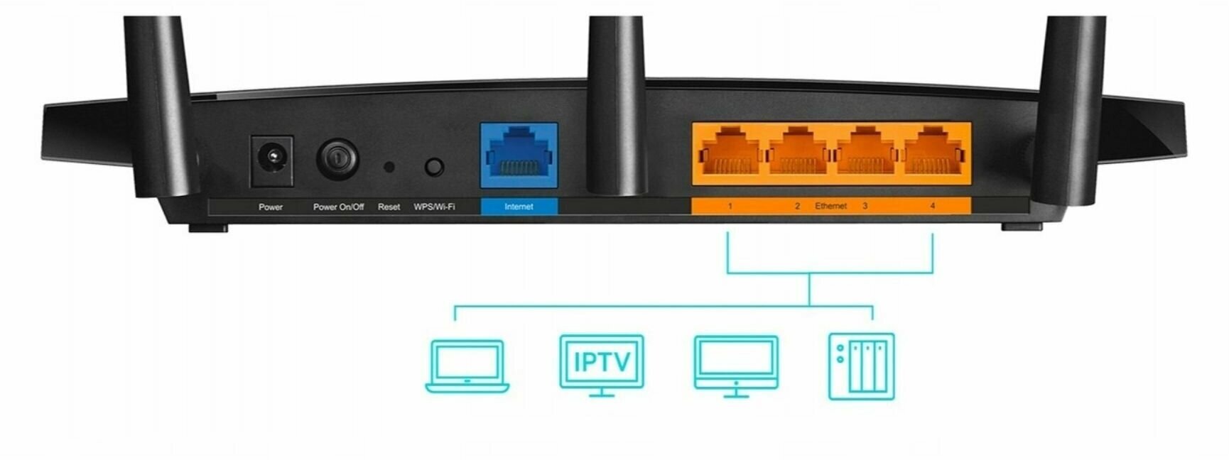 Wi-Fi роутер TP-LINK , черный - фото №4