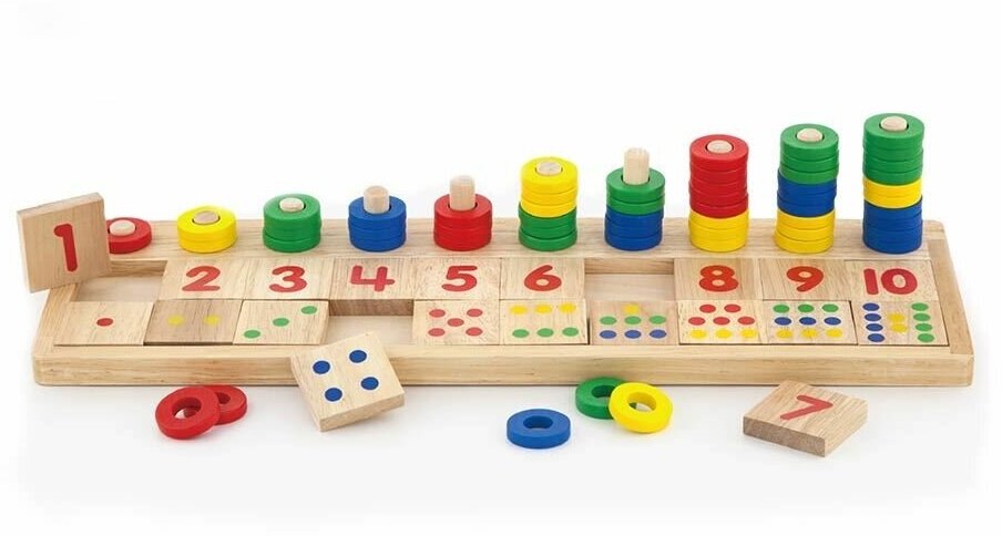 Игровой набор Viga Toys Цифры и счет (59072) - фото №7