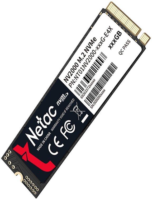 Накопитель SSD Netac M.2 2280 NV2000 NVMe PCIe 1Tb (NT01NV2000-1T0-E4X) - фото №5