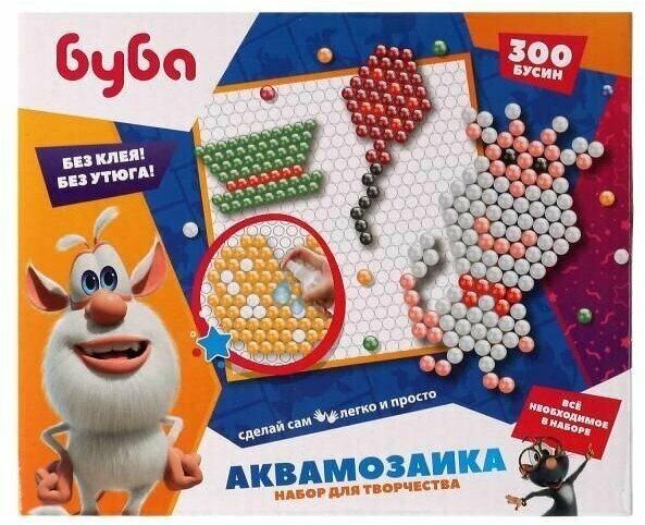 Аквамозаика Буба 300 бусин Мульти-арт AB300-BUBA1