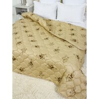 Одеяло "Верблюжья шерсть" полновесное, Евро размер, в полиэстере, плотность 300 г/м2