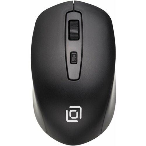 Мышь Оклик 690MW черный оптическая 1600dpi беспроводная USB 6but 72300₽