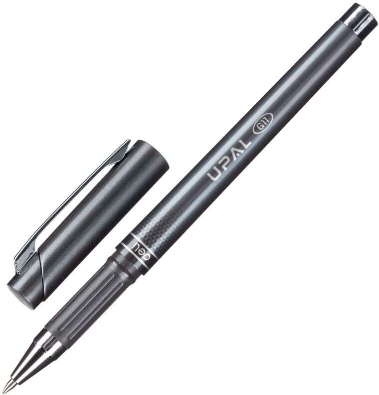 Ручка гелевая неавтомат. Deli Upal д. ш 0.7мм лин 0.35мм черн EG11-BK