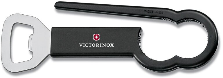 Открывалка для бутылок VICTORINOX Pet, сталь/пластик, чёрная, 7.6912.3