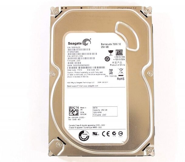 Жесткий диск Dell 3F0CM 250Gb SATAIII 3,5" HDD