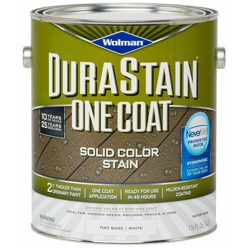 RUST-OLEUM Wolman DuraStain® Solid Color Stain 288094 Морилка / покрытие суперстойкое кроющее для внутренних и наружных работ 3,78л Wolman