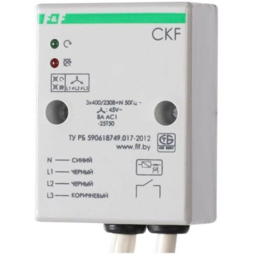 Евроавтоматика F&F CKF реле контроля фаз (арт. EA04.002.001)
