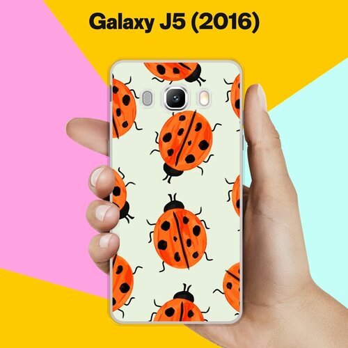 Силиконовый чехол на Samsung Galaxy J5 (2016) Коровки / для Самсунг Галакси Джи 5 2016 силиконовый чехол на samsung galaxy j5 2016 одежда для такс для самсунг галакси джи 5 2016