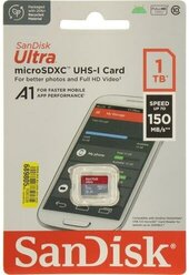 Карта памяти SanDisk Ultra Micro SDXC for Smartphones, 1 Тб