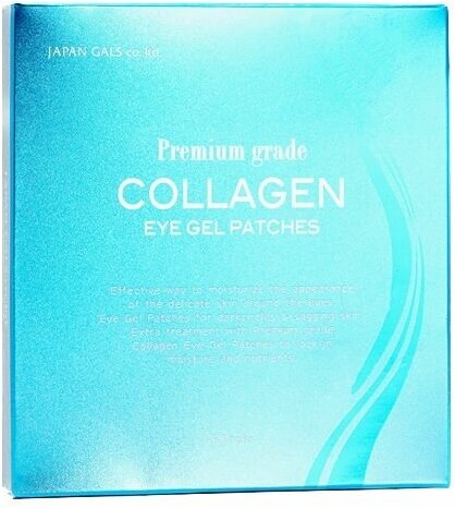 JAPAN GALS Премиум грэйд патчи гидрогелевые 6 пар Collagen Eye Gel Patch