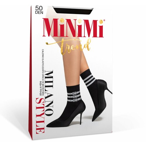 Носки MiNiMi, 50 den, размер 0 (UNI), черный