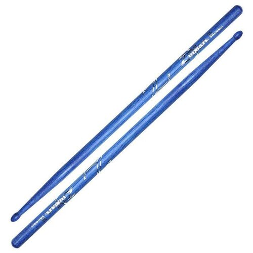 Барабанные палочки с деревянным наконечником - ZILDJIAN Z5ABU 5A BLUE