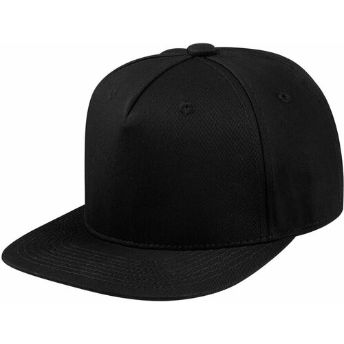 Бейсболка Street caps, размер 55-60, черный бейсболка снэпбэк демисезон лето размер 54 60 черный