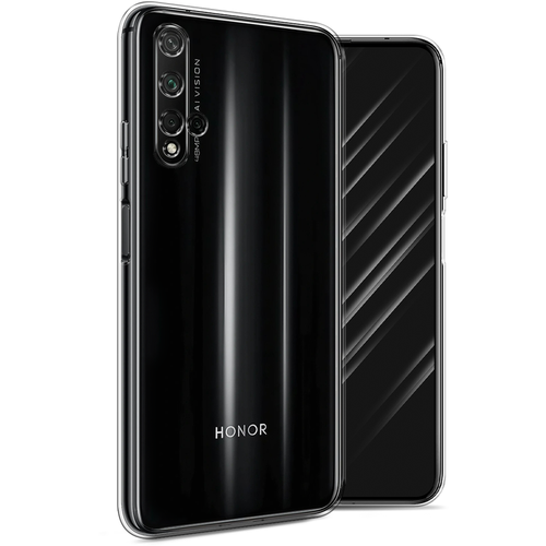 Силиконовый чехол на Honor 20/Huawei Nova 5T / Хонор 20/Хуавей Нова 5Т, прозрачный