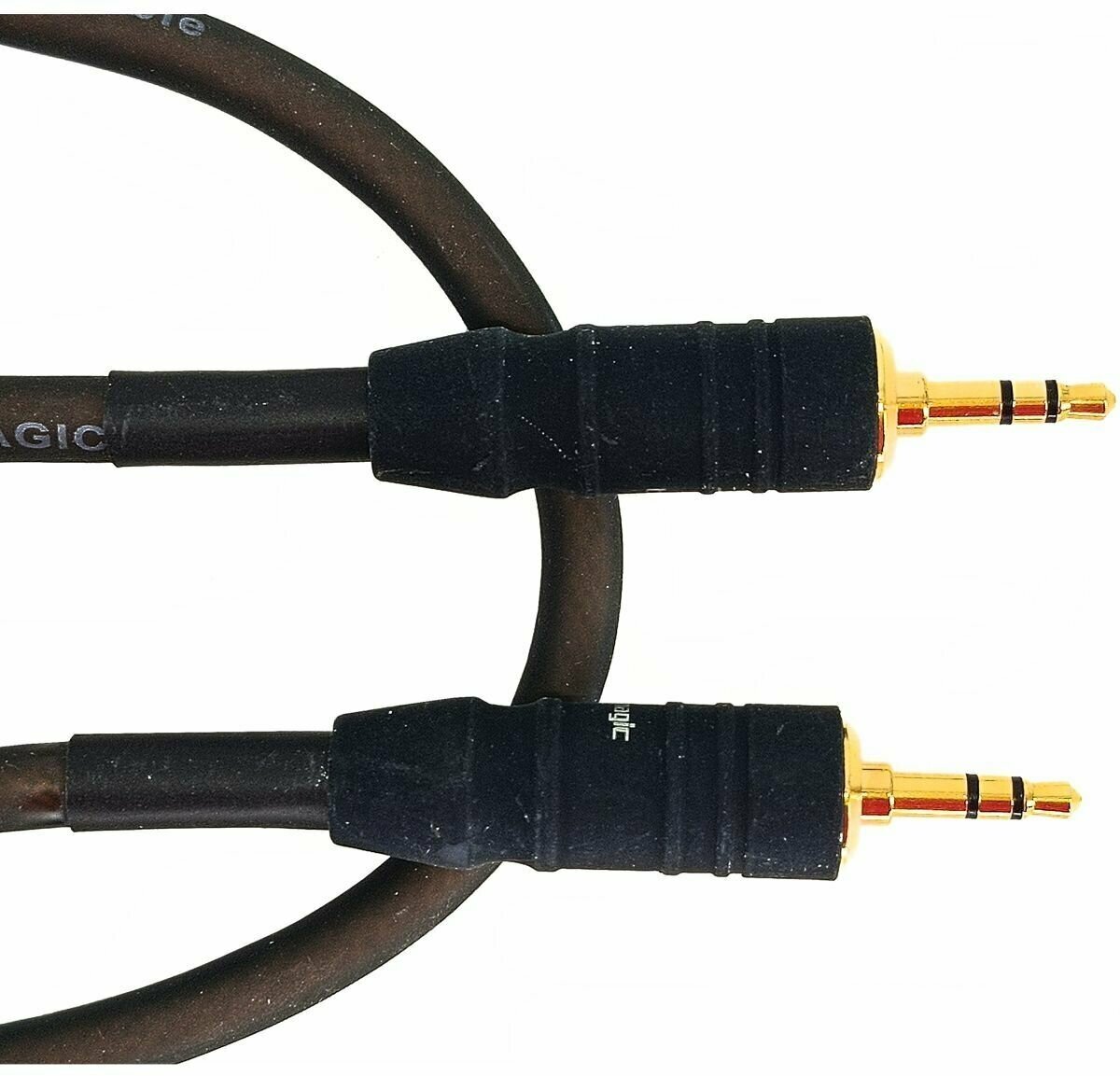 Инструментальный кабель True magic TEMN004/2M Jack 3.5 - Jack 3.5, стерео, 2м, 6.5мм, черный