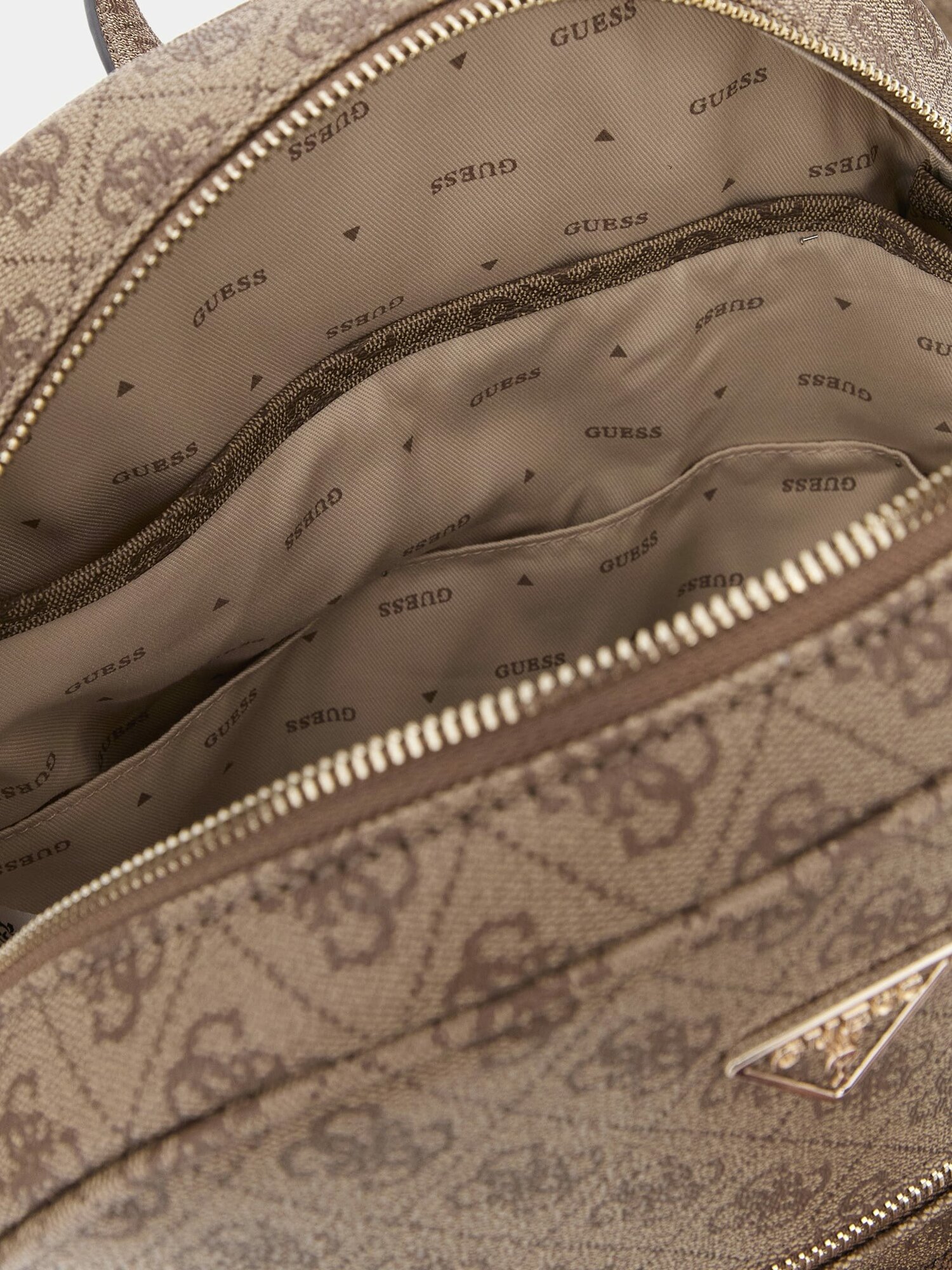 Рюкзак GUESS, розовый/коричневый — фото 1