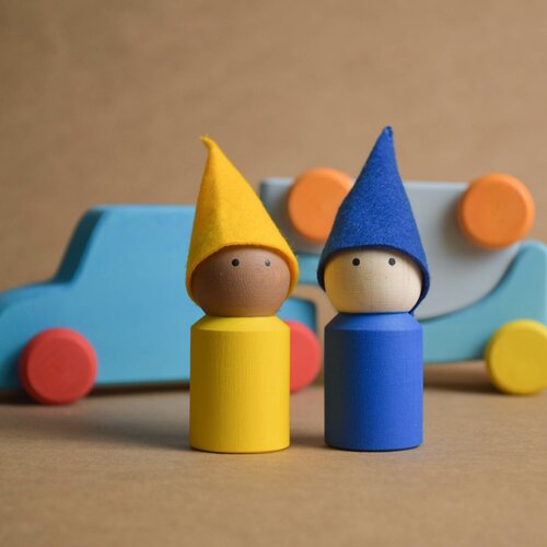 Каталка Деревянная машинка для детей