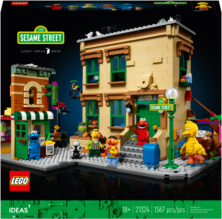 Конструктор LEGO Ideas 21324 Улица Сезам, 123, 1367 дет.