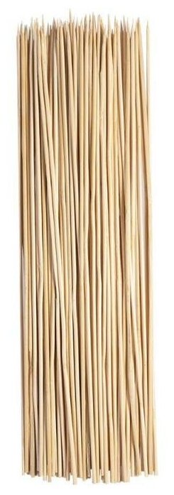 Бамбуковые шампура 30 см. 10 упаковок по 50 шампуров. - фотография № 2