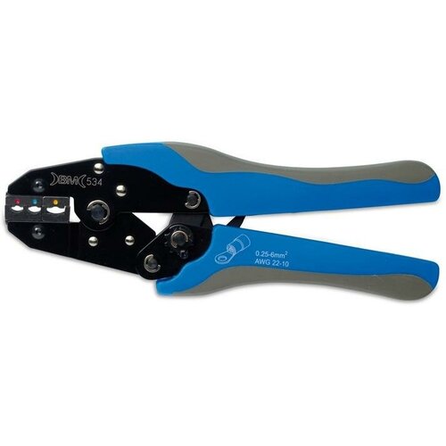 Пресс-клещи для изолированных кабельных наконечников 0.5-6кв. мм BM, BM Group BM-534 (1 шт.)