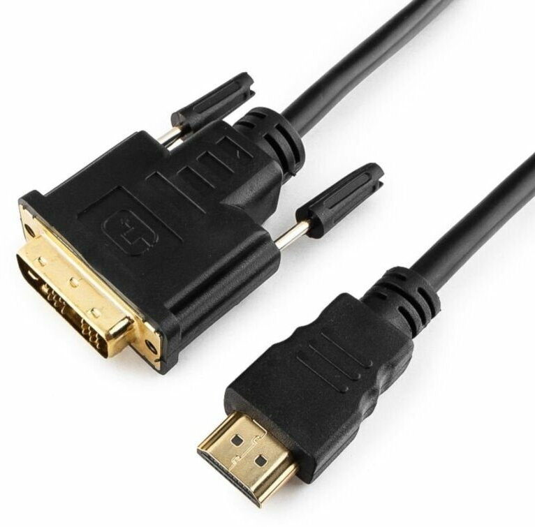 Аксессуар Gembird Cablexpert HDMI-DVI 19M/19M Single Link 0.5m Black CC-HDMI-DVI-0.5M