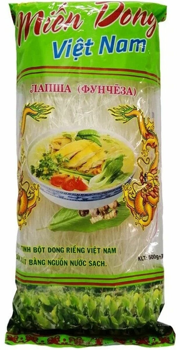 Вьетнамская лапша фунчоза 500 г - фотография № 1