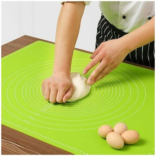 Коврик для раскатки теста силиконовый. 45*65