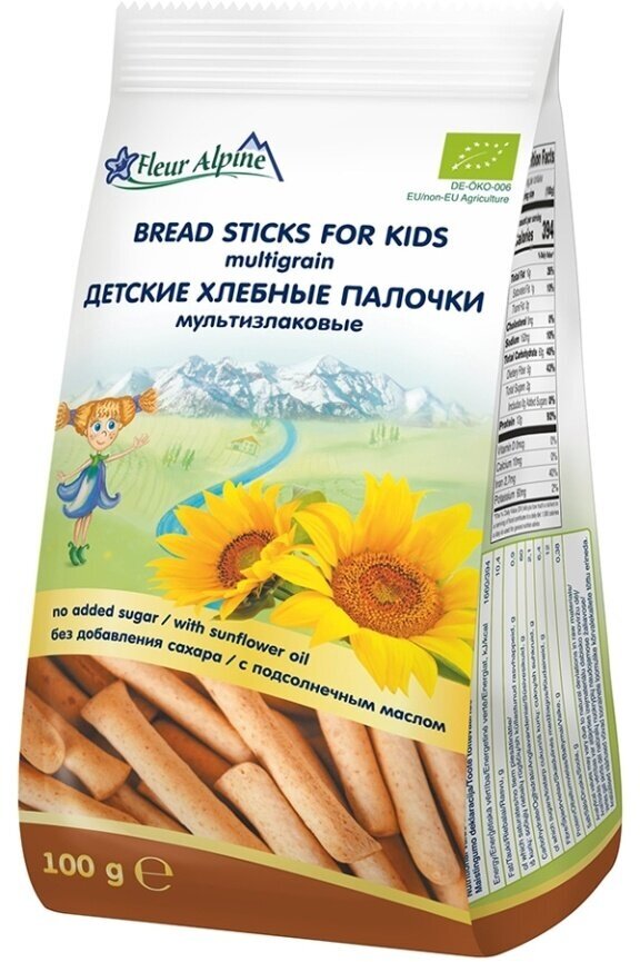 Палочки Fleur Alpine Organic хлебные Мультизлаковые 100г F.W. Praum GmbH & Сo - фото №11