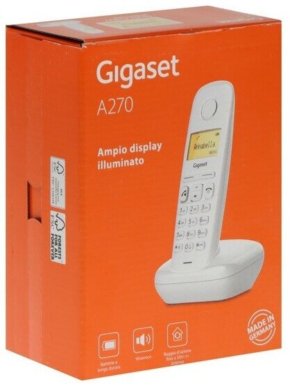 Радиотелефон Gigaset A270 White