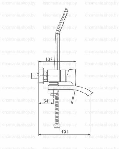 Смеситель Gappo G3207-3 золото