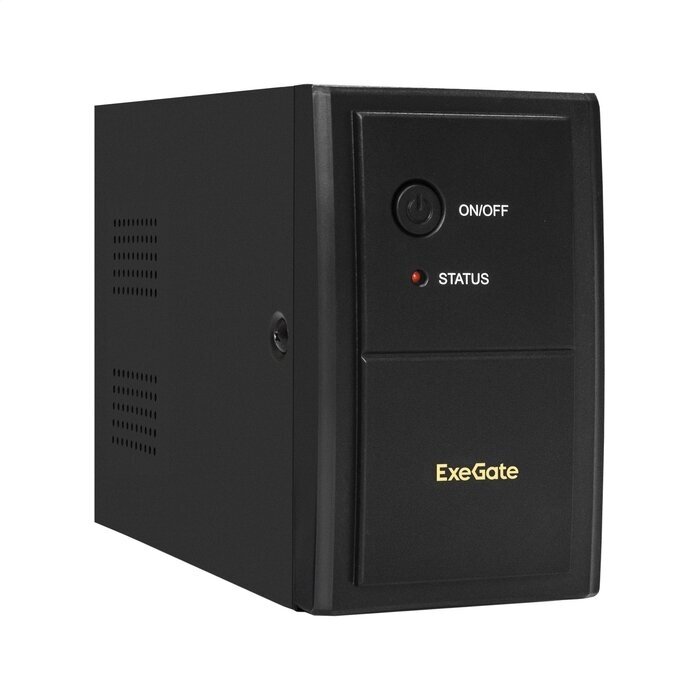 ИБП ExeGate SpecialPro UNB-800. LED. AVR.4C13. RJ. USB 800VA/480W, LED, AVR, 4хC13, RJ45/11, USB, металлический корпус, Black