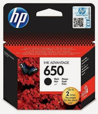 Изображение товара Картридж струйный HP 650 CZ101AE/CZ101AK черный