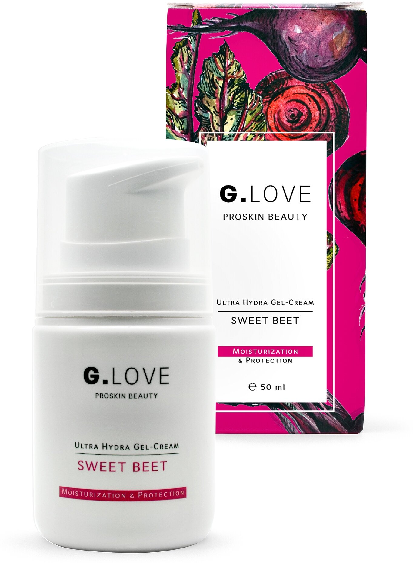 G.LOVE Увлажняющий крем-гель для лица с экстрактом свеклы Sweet Beet 50 мл